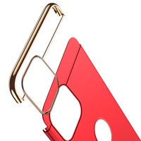 حافظة هاتف فاخرة 3 في 1 لهاتف آيفون 7 8 Plus 6 6s حافظة صلبة غير لامعة لهاتف آيفون 11 12 13 14 Pro Max 12 Mini X Xr Xs - الصورة 3